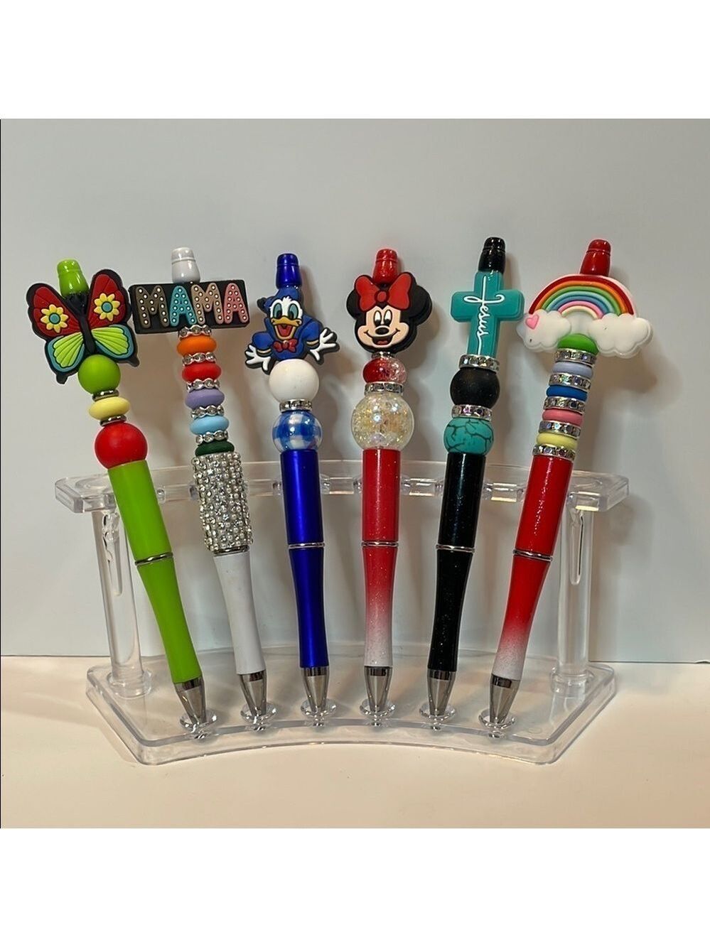 Vibrant Blue and Red Office Stationery Pens